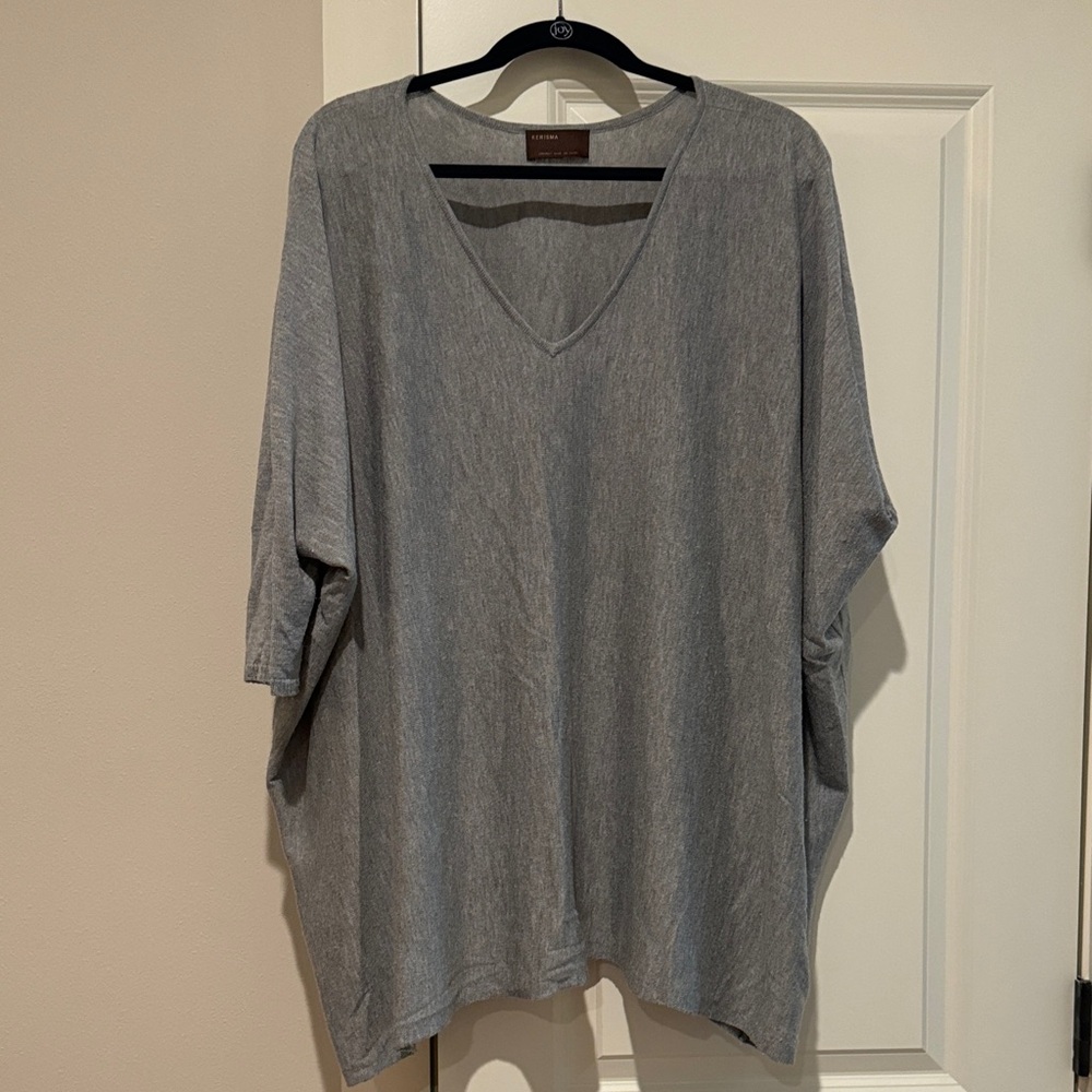 Kerisma Heather Gray V-Neck Tunic